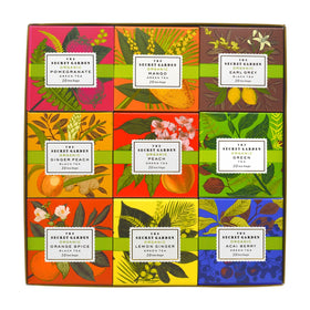 Life Plus Style Gourmet Secret Garden tea set box for gifting and variety.