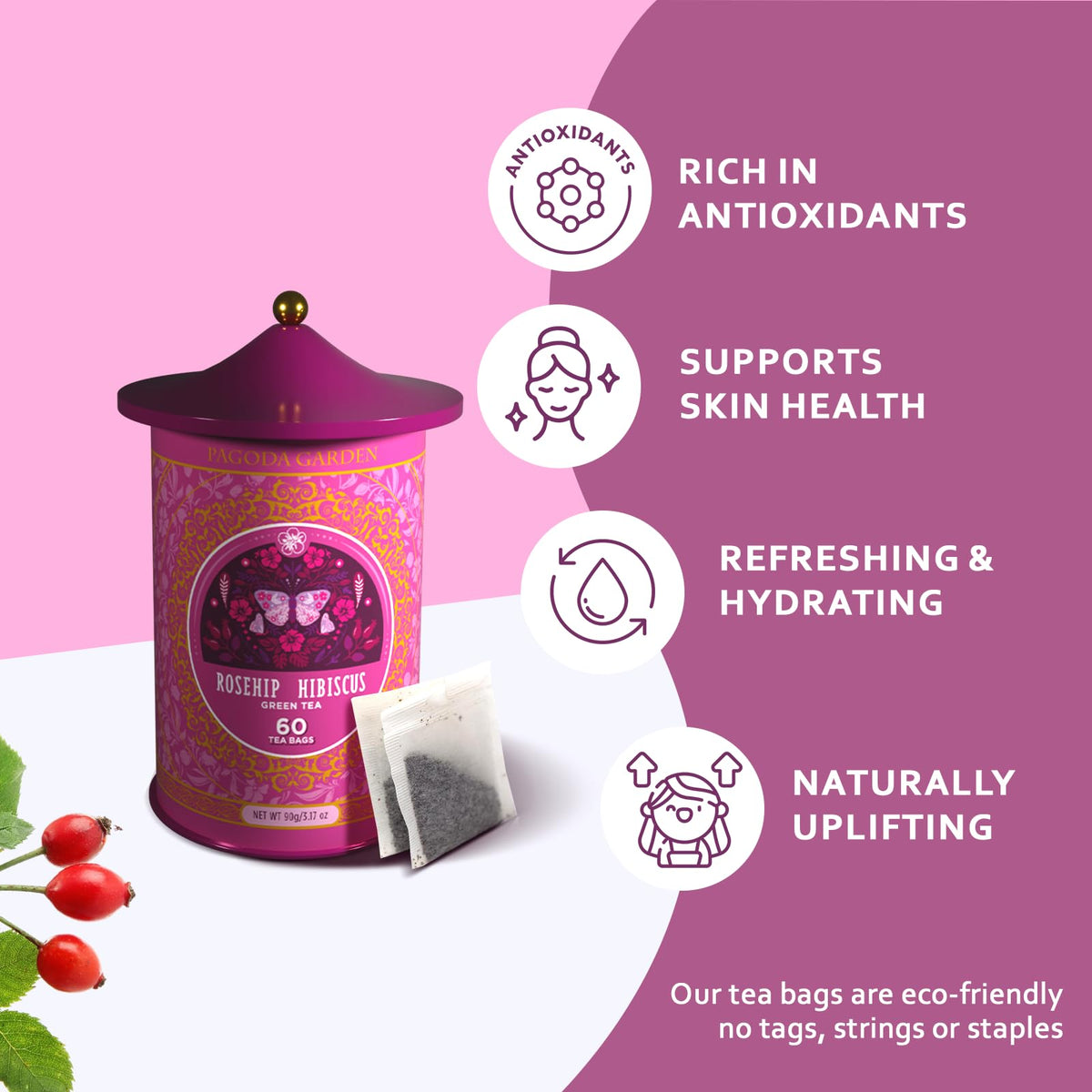 Life Plus Style Gourmet eco-friendly tea bags and recyclable packaging