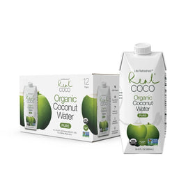 Real Coco coconut water bottle from Life Refreshed for natural hydration on the go