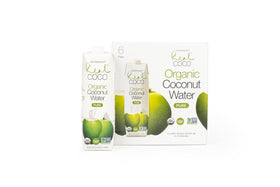 Life Refreshed Real Coco coconut water 6-pack front view for convenient hydration.