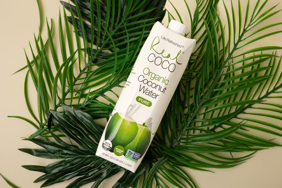 Life Refreshed Real Coco recyclable packaging supports sustainable choices.