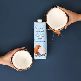 Real Coco no added sugar coconut milk supports mindful sipping.