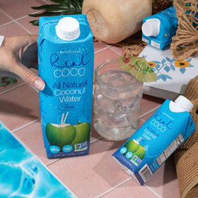 Life Refreshed Real Coco coconut water six-pack-1l ideal for family hydration.