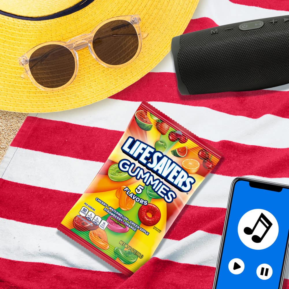 Life Savers Gummies poolside treat adds color to summer desserts.