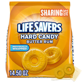 Life Savers Butter Rum sharing-bag packaging for gatherings