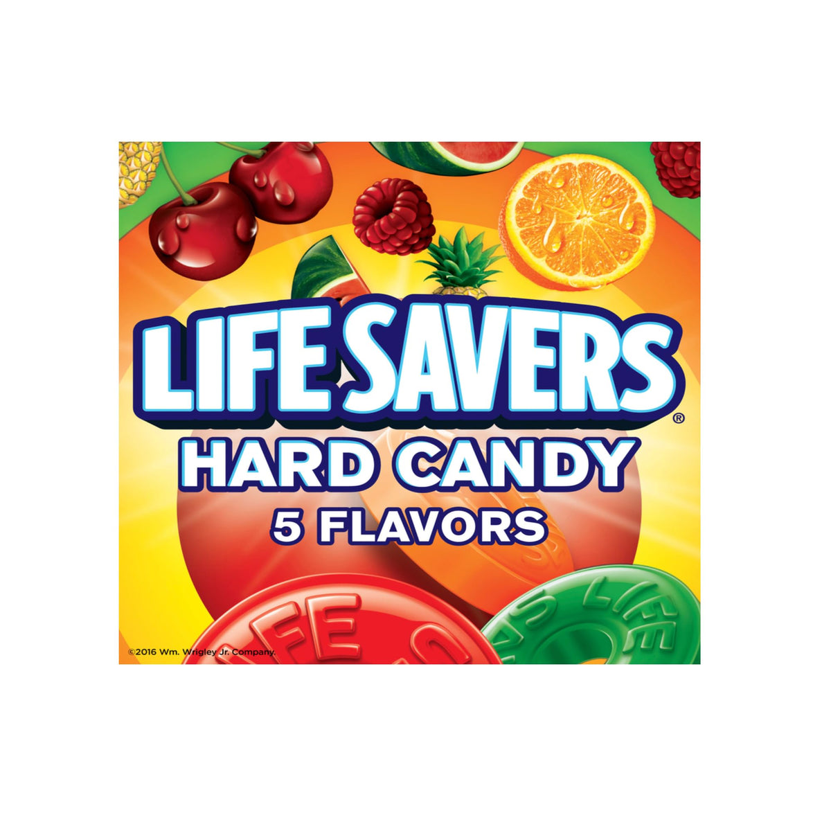 Life Savers hard candy pineapple tropical sweetness in every bite
