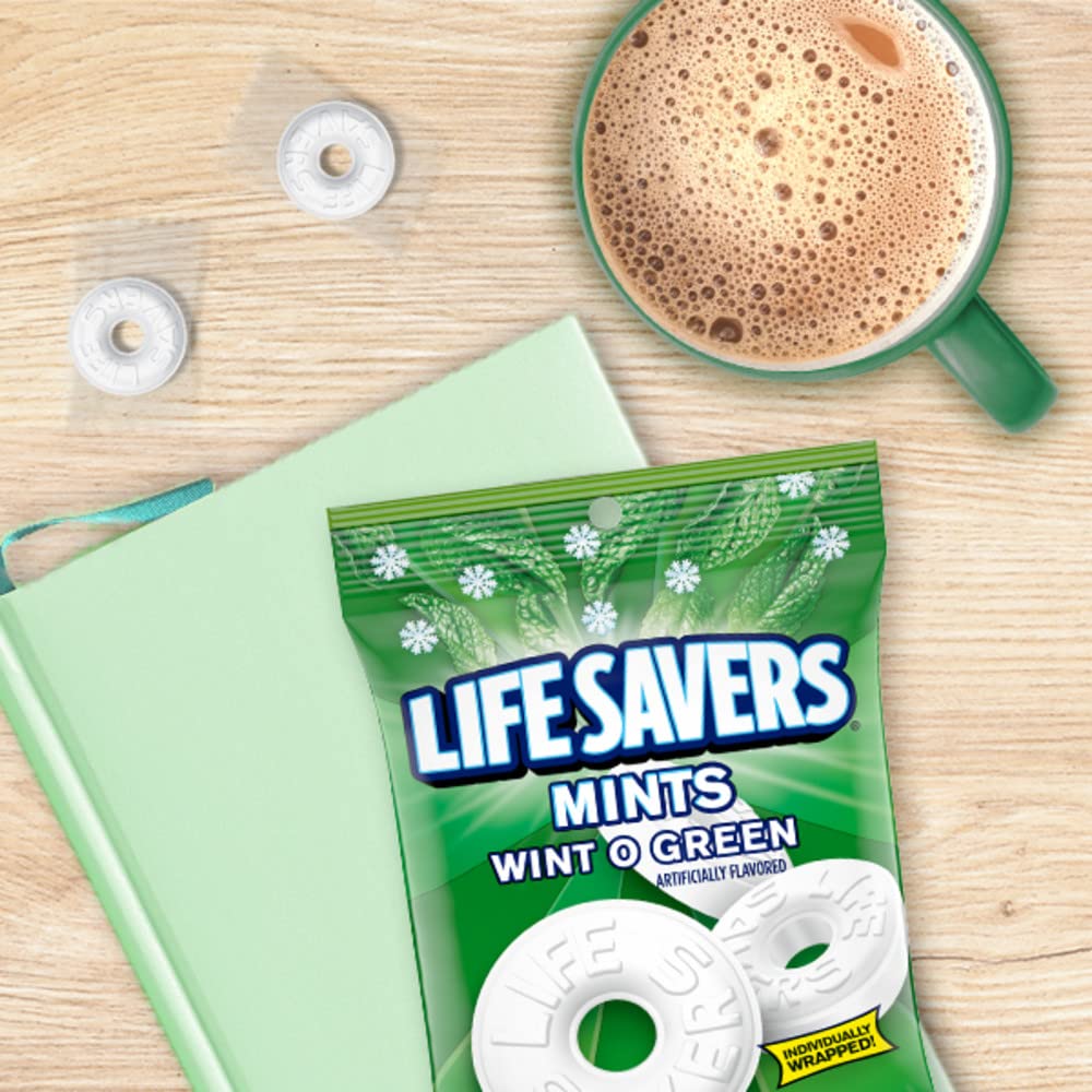 Individually wrapped Life Savers mints ideal for pockets or bags.