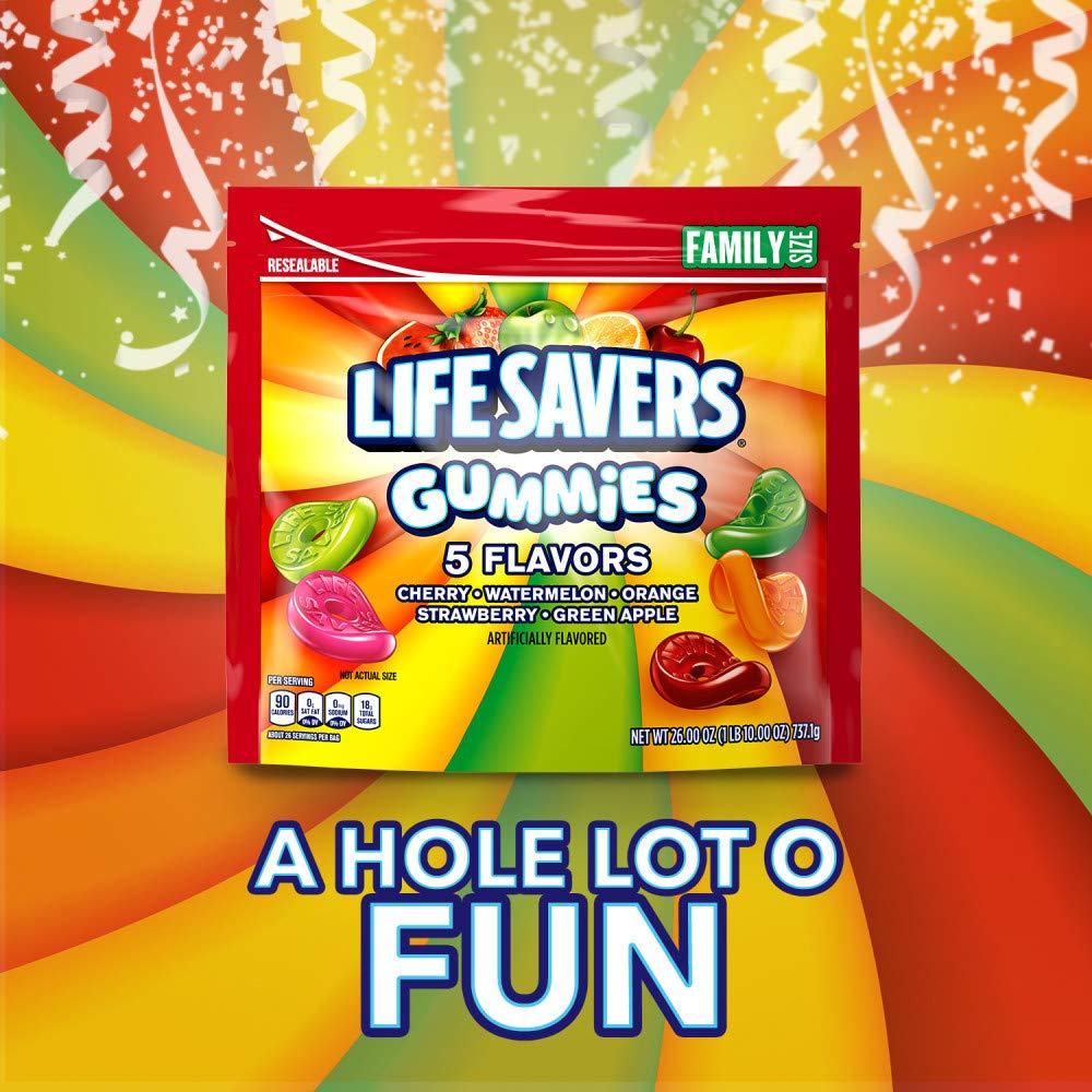 Life Savers gummies at the movies offer a classic treat option.