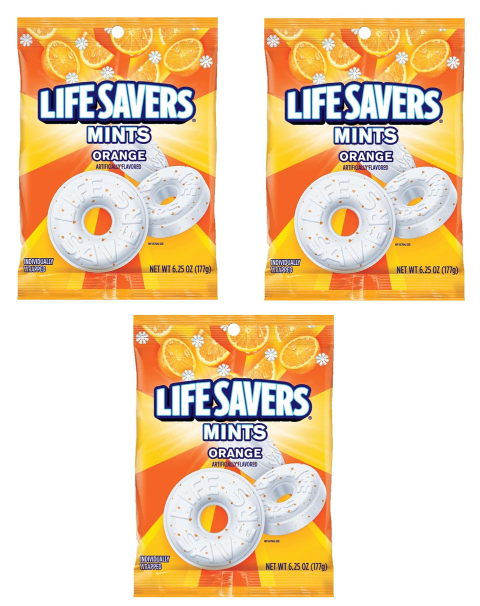 Life Savers Orange Mint: individually wrapped mints for convenient on-the-go use.