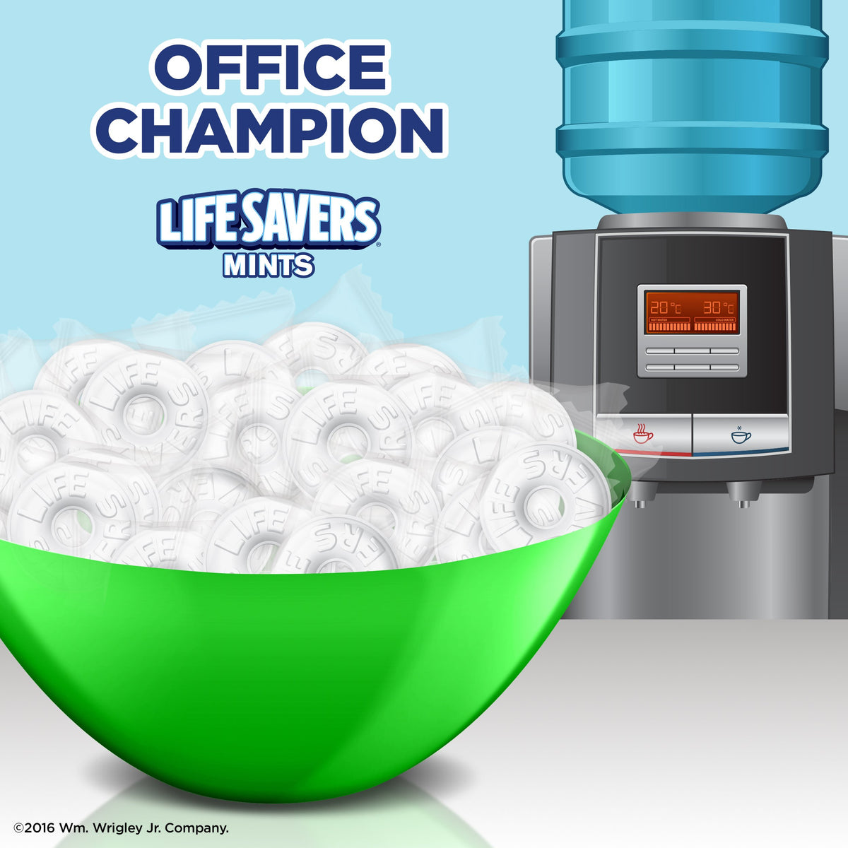 Life Savers Pep O Mint box display for pantry stocking and grab-and-go moments.