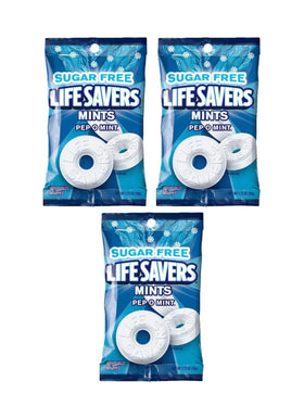 Life Savers Sugar Free Peppermint pack-3: refreshing breath on the go