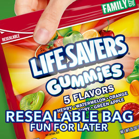 Life Savers trick-or-treat bag filler adds a fun variety for kids.