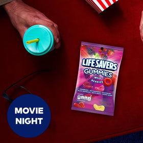 Life Savers Wild Berry Gummies in an office candy bowl for quick treats.