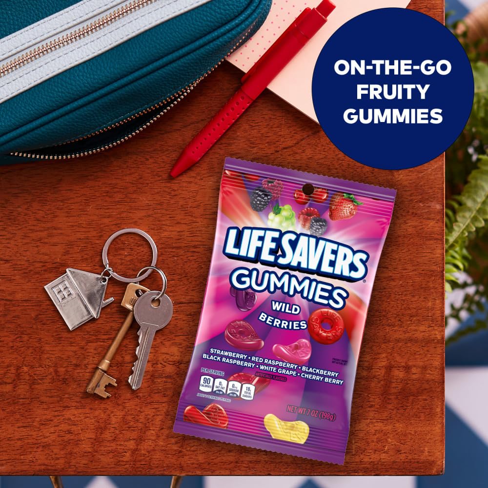Life Savers Wild Berry Gummies make a festive stocking stuffer.