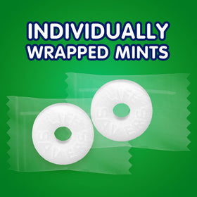 Life Savers Wint O Green office treats on a desk for minty boosts.