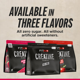 Powder texture of FITAID Creatine Watermelon Rush zoomed for clarity.
