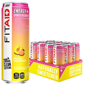 LIFEAID FITAID ENERGY bottle front for a pre-workout boost.