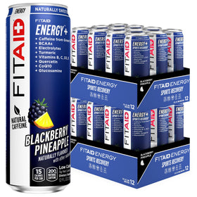 LIFEAID FITAID ENERGY bottle pour for quick pre-workout energy during HIIT
