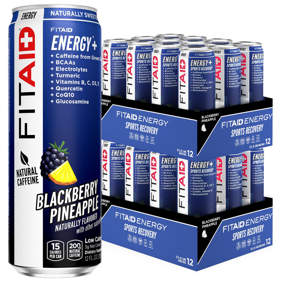 LIFEAID FITAID ENERGY bottle pour for quick pre-workout energy during HIIT