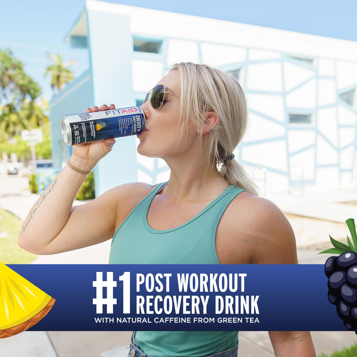 LifeAid FITAID Energy chilled serve – ready-to-drink convenience.