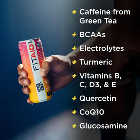LIFEAID FITAID Energy Grape Acai bottle, bright flavor for HIIT sessions