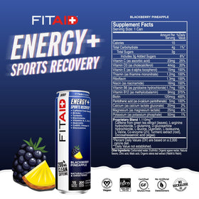 LIFEAID FITAID Energy grape acai can with vibrant flavor and energy.