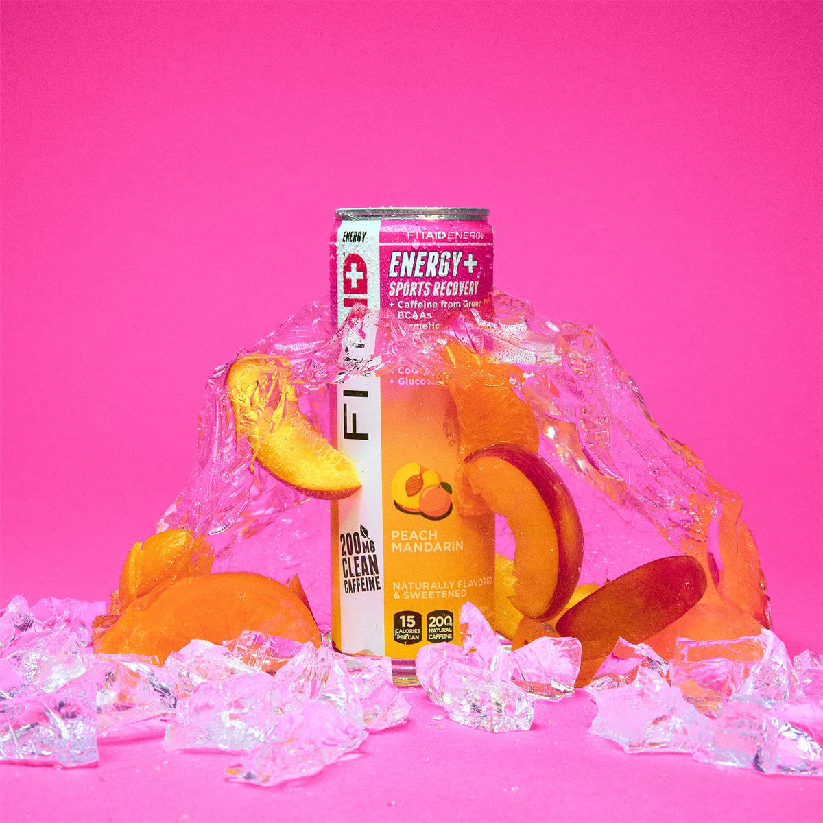 LIFEAID FITAID ENERGY pour into glass reveals a crisp, refreshing flavor.