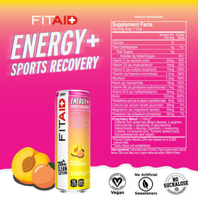 LIFEAID FITAID ENERGY served cold in glass for instant refreshment.