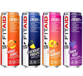 LIFEAID FITAID Energy variety pack bottle close-up for a pre-workout boost