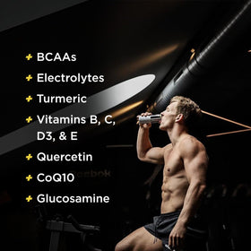 LIFEAID FITAID Recovery Blend multipack display for athletes.