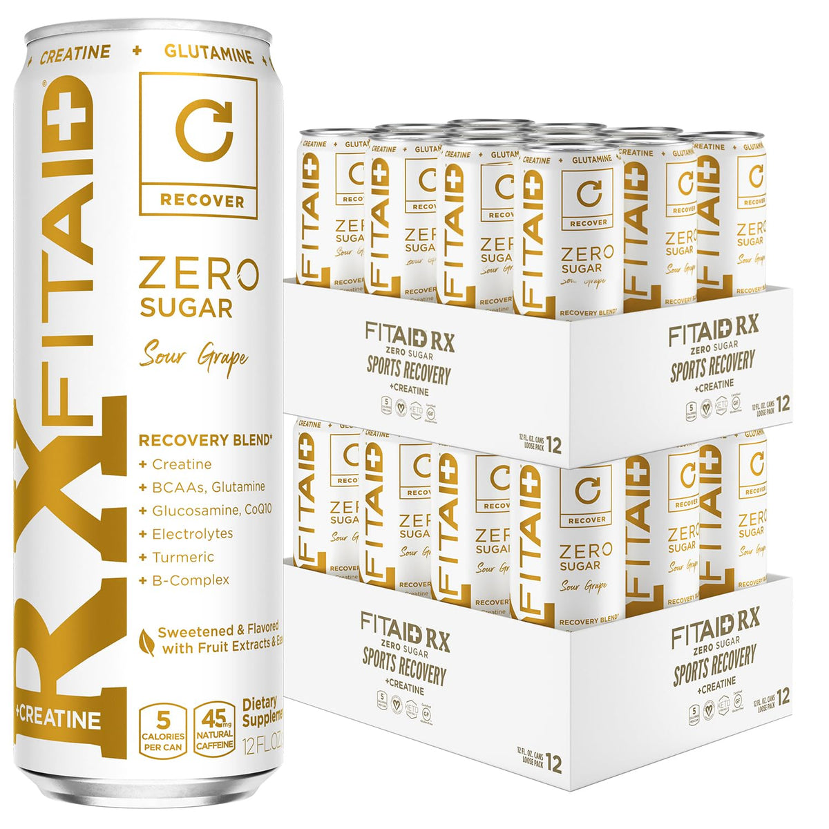 LIFEAID FITAID RX Zero creatine for post-workout energy and recovery