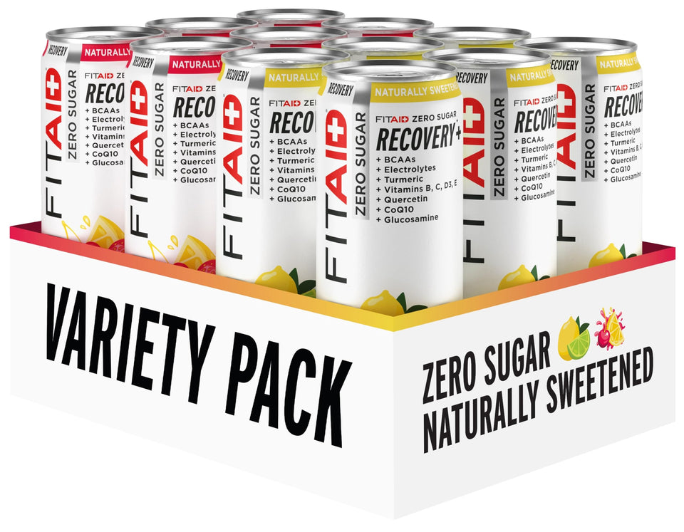 LIFEAID FITAID Zero bottle – sugar-free post-workout recovery.