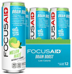 LIFEAID FOCUSAID bottle front with clean energy ingredients
