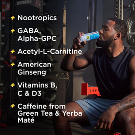 LIFEAID FOCUSAID can chilled and ready to drink for focus