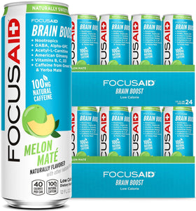 LIFEAID FOCUSAID energy can front view for steady, clean caffeine and focus.