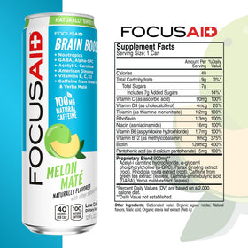 LIFEAID FOCUSAID ingredient-panel highlights Alpha-GPC and GABA for cognitive support.