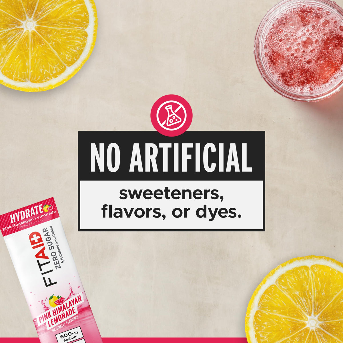 LIFEAID FITAID Hydrate magnesium 125mg stick supports muscle-friendly hydration