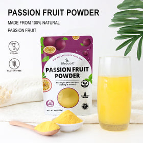 Lifebooil Passion Fruit Powder dried-fruit close-up highlights natural ingredients