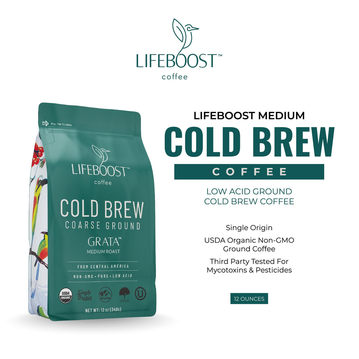 Lifeboost aroma-filled cup capturing bold yet balanced finish