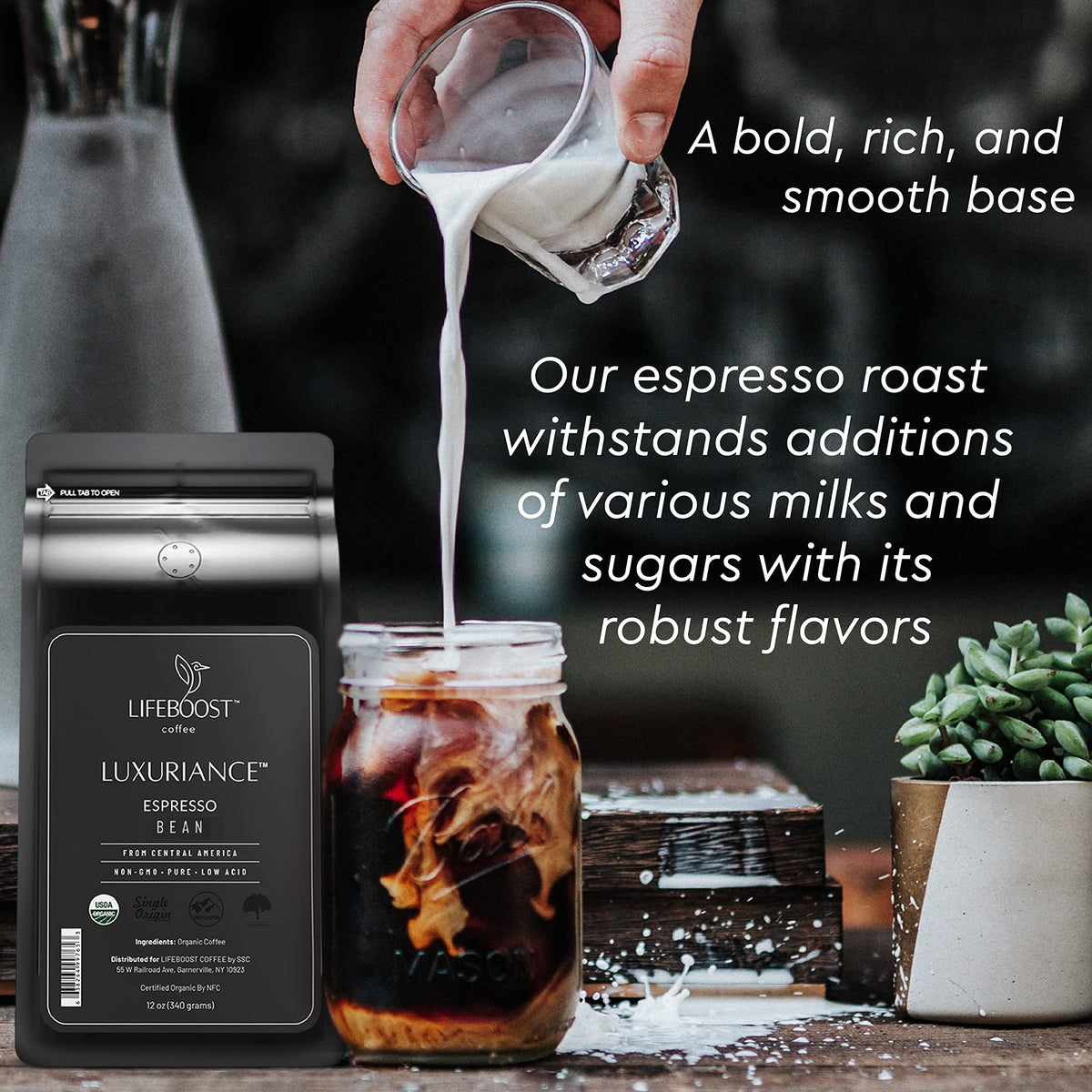 Lifeboost Nicaragua shade-grown farm source illustrating bird-friendly, high-elevation origin.