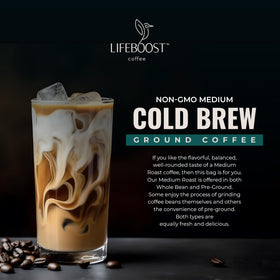 Lifeboost sustainable farming practices highlighted on origin label