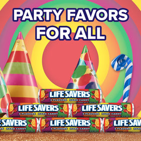 Each Life Savers roll is a compact 1.14 oz treat.