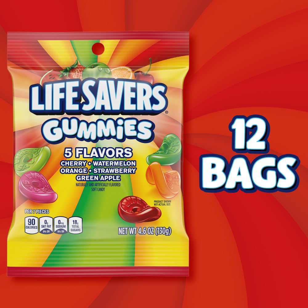 LIFE SAVERS Gummies road-trip snack with portable, on-the-go sweetness.