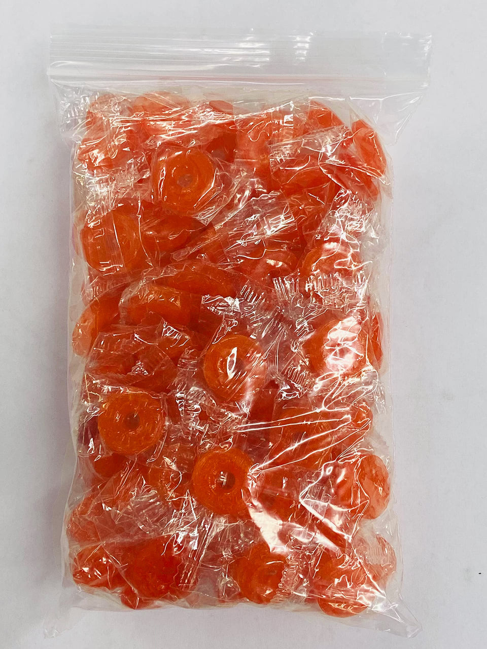 LifeSavers orange hard candy bulk 1lb package, ideal for parties and gifting