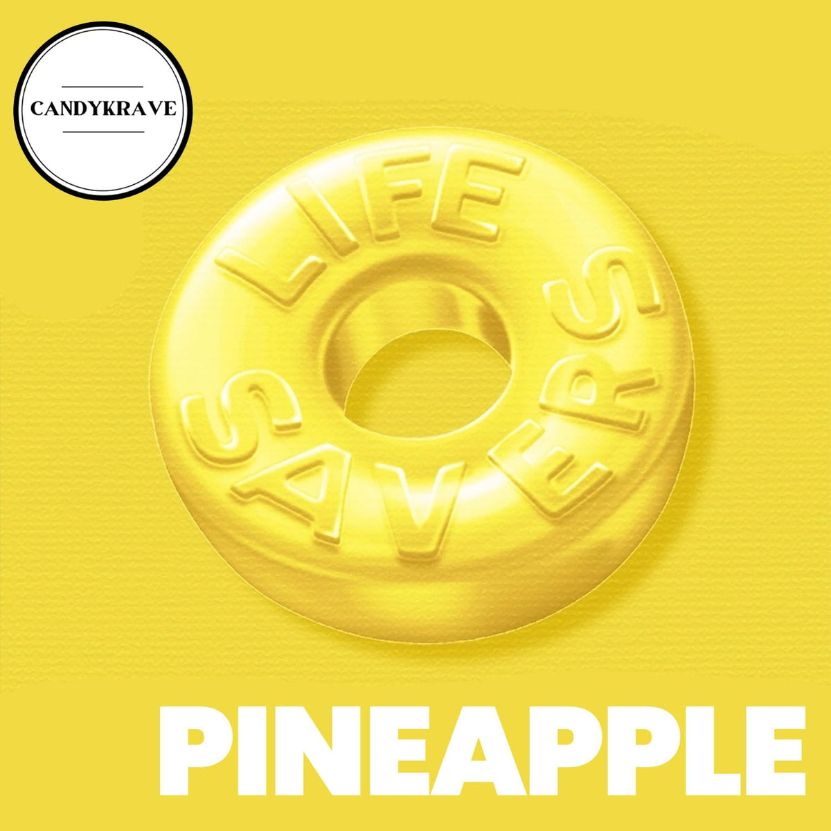 Bright Lifesavers pineapple rings add tropical flair to pinatas and events.