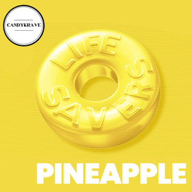 Bright Lifesavers pineapple rings add tropical flair to pinatas and events.