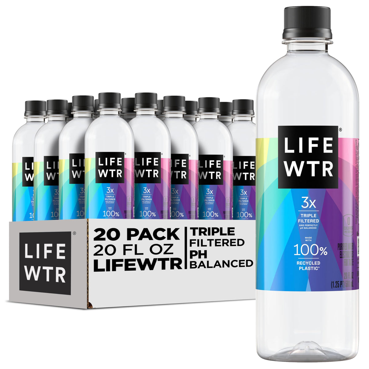 LIFEWTR bottle with rotating label artwork sparks creativity on the go