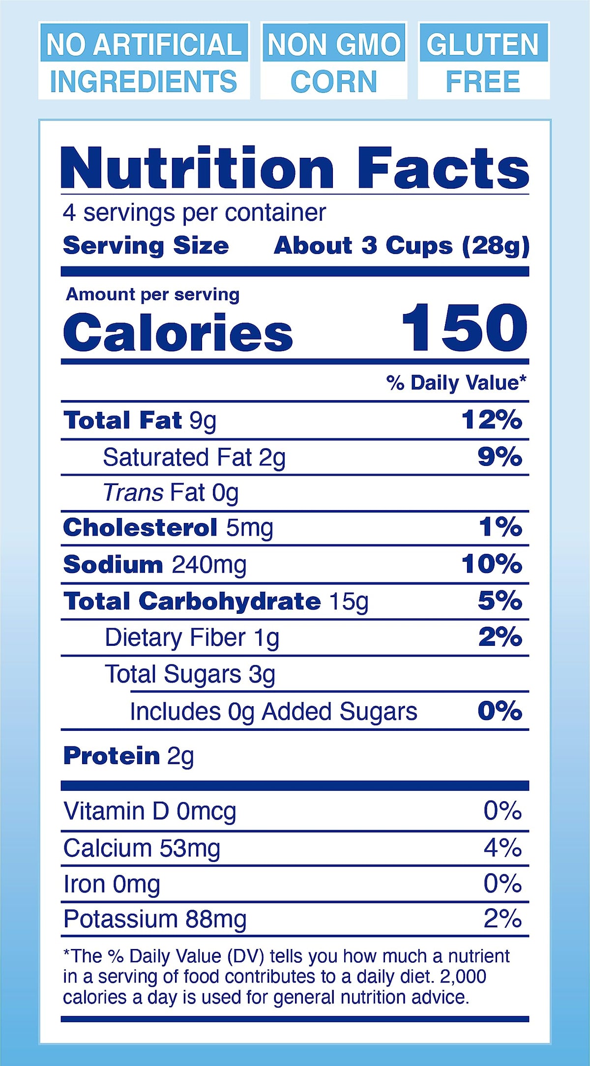 Like Air Puffcorn White Cheddar packaging close-up highlighting gluten-free status
