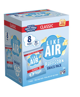 Like Air Puffcorn Classic Pack 8: convenient on-the-go snack