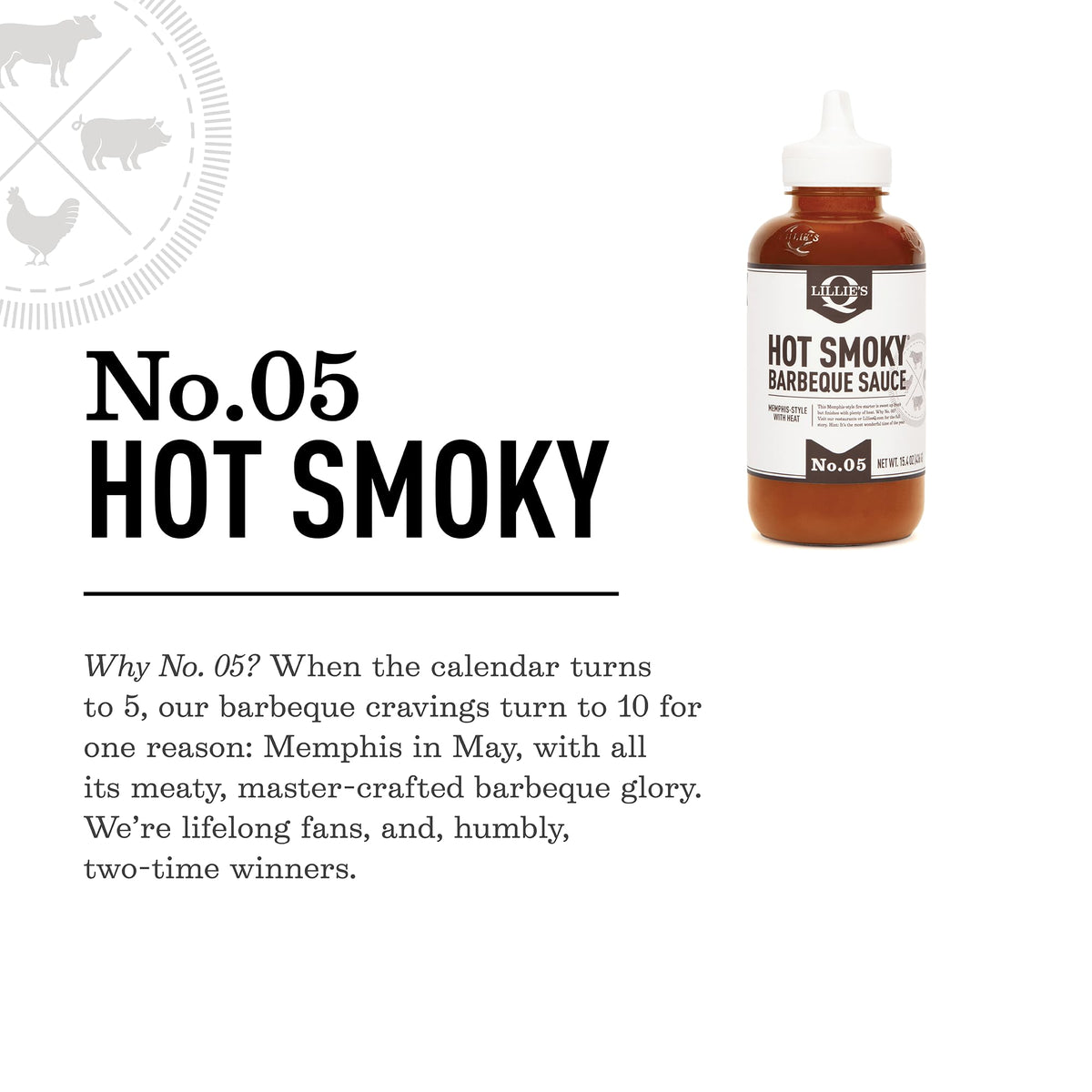 Lillie's Q hot smoky sauce used as a dipping sauce for appetizers.